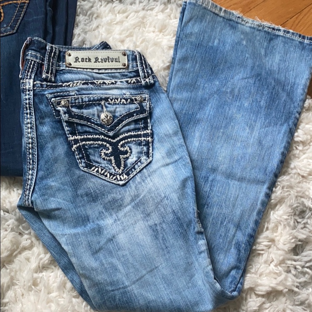 Rock Revival Abbie Flares size 25